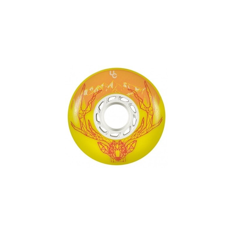 Колеса UNDERCOVER FSK DEER (bullet radius), 76mm/86a, yellow
